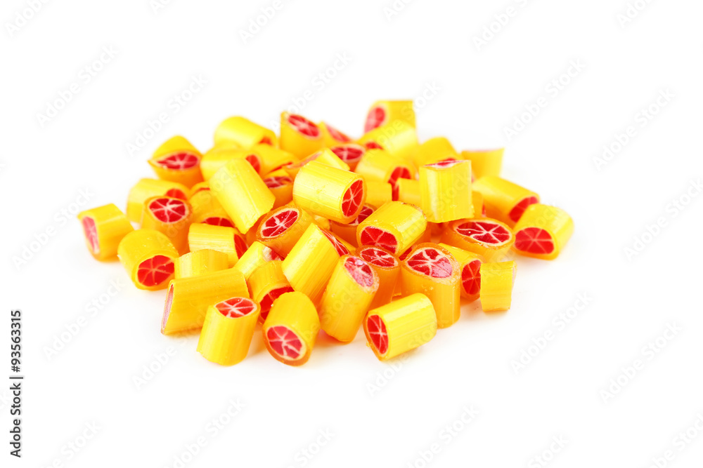 Candies isolated on white Candies isolated on white