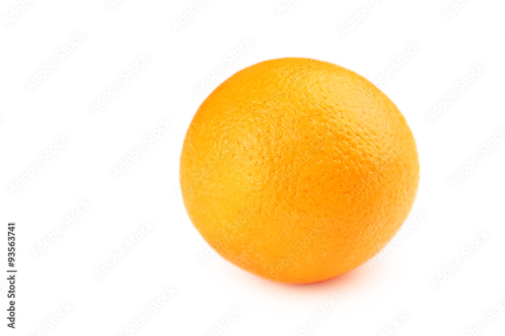 Ripe orange isolated on white Ripe orange isolated on white