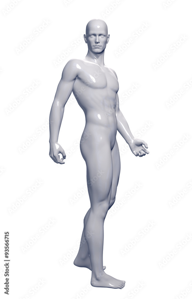 3d rendered illustration of a male 3d rendered illustration of a male