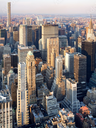 Skyscrapers at midtown New York © kmiragaya