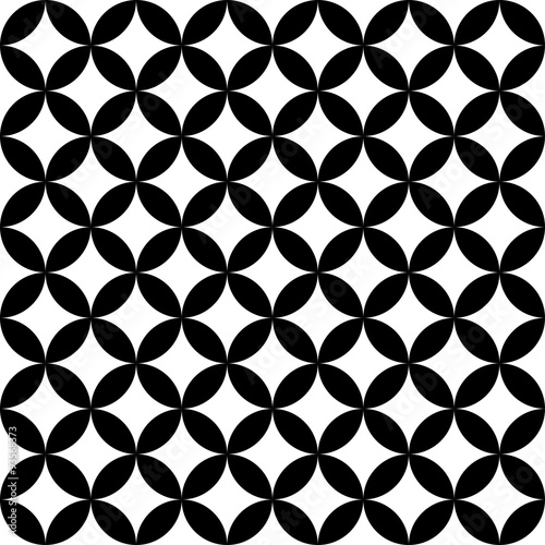 Vector modern seamless geometry pattern, black and white abstract geometric background, trendy print, monochrome retro texture, hipster fashion design
