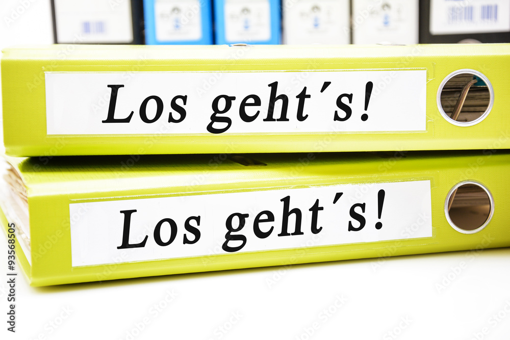 Obraz premium Los gehts