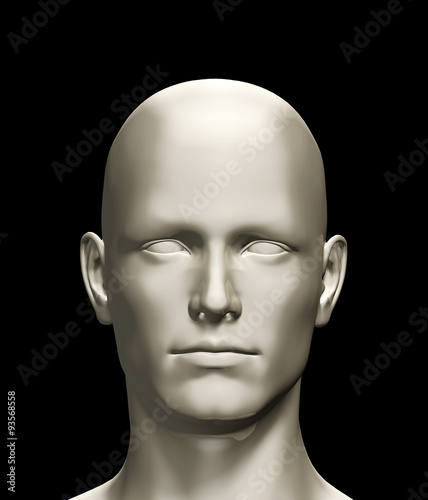 3d rendered illustration of a human head