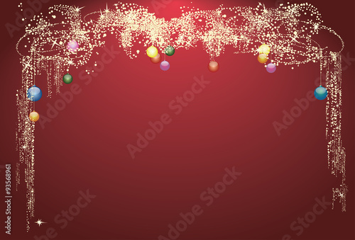 Christmas Red Glitter BackGround
