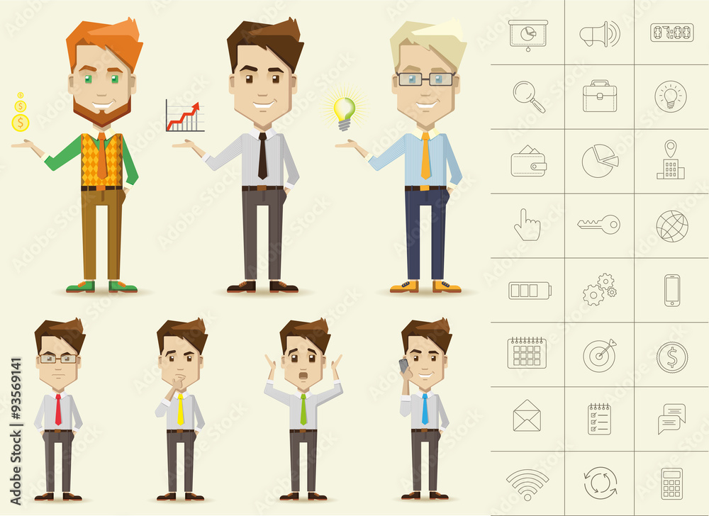 Bussiness characters Bussiness characters