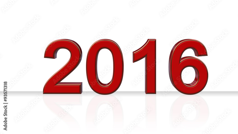 2016 - year number New Year - 2016 - year number New Year -