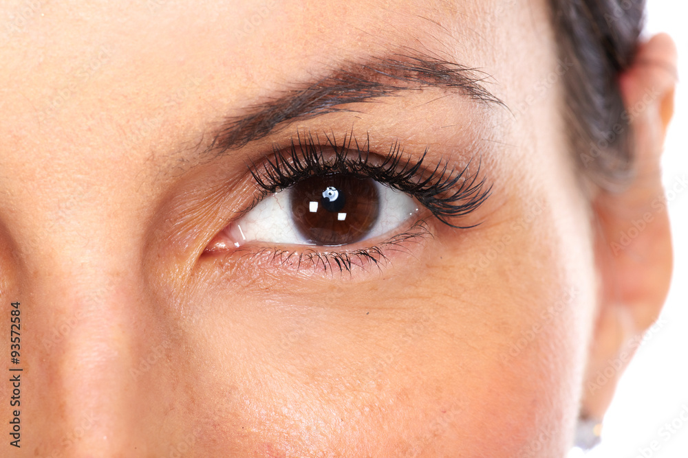 Fototapeta premium Beautiful young woman eyes.