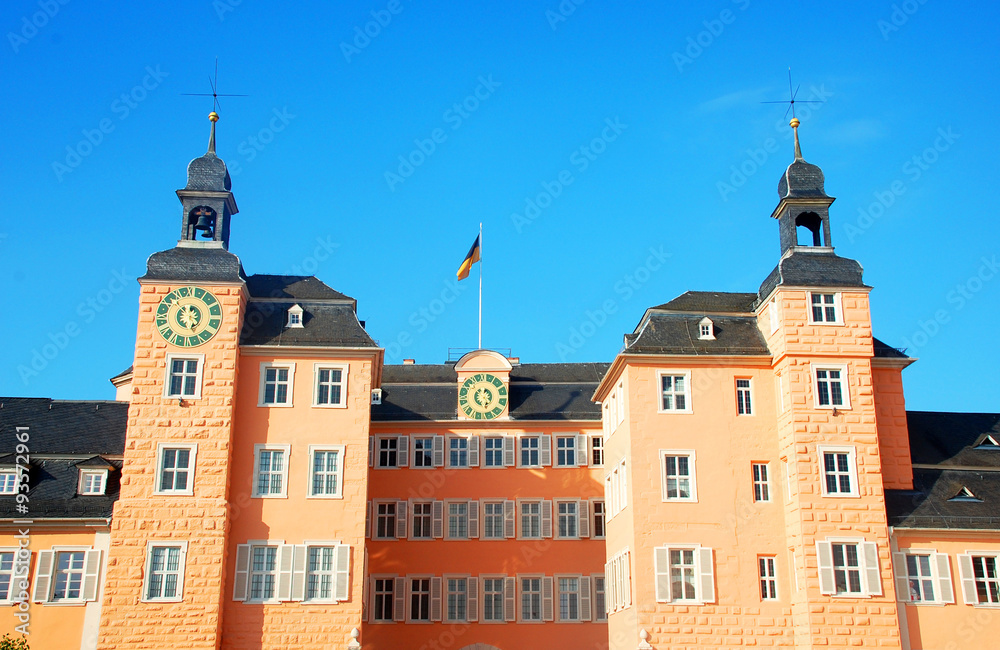 Obraz premium Schloss Schwetzingen, Frontansicht