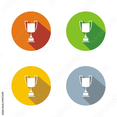 Icono trofeo mod1 colores botón sombra