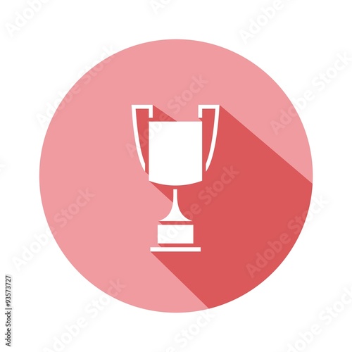 Icono trofeo mod1 rosa botón sombra
