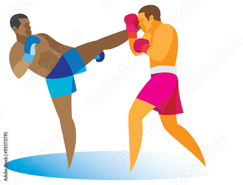 Kickboxing.Kicking