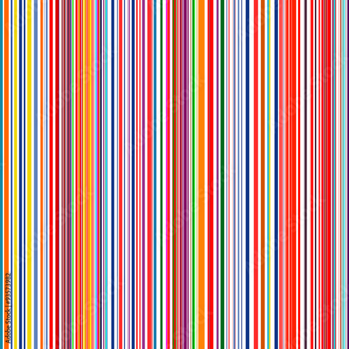 Seamless rainbow curved stripes color line art vector background