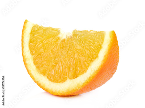 Orange fruit isolated on white background