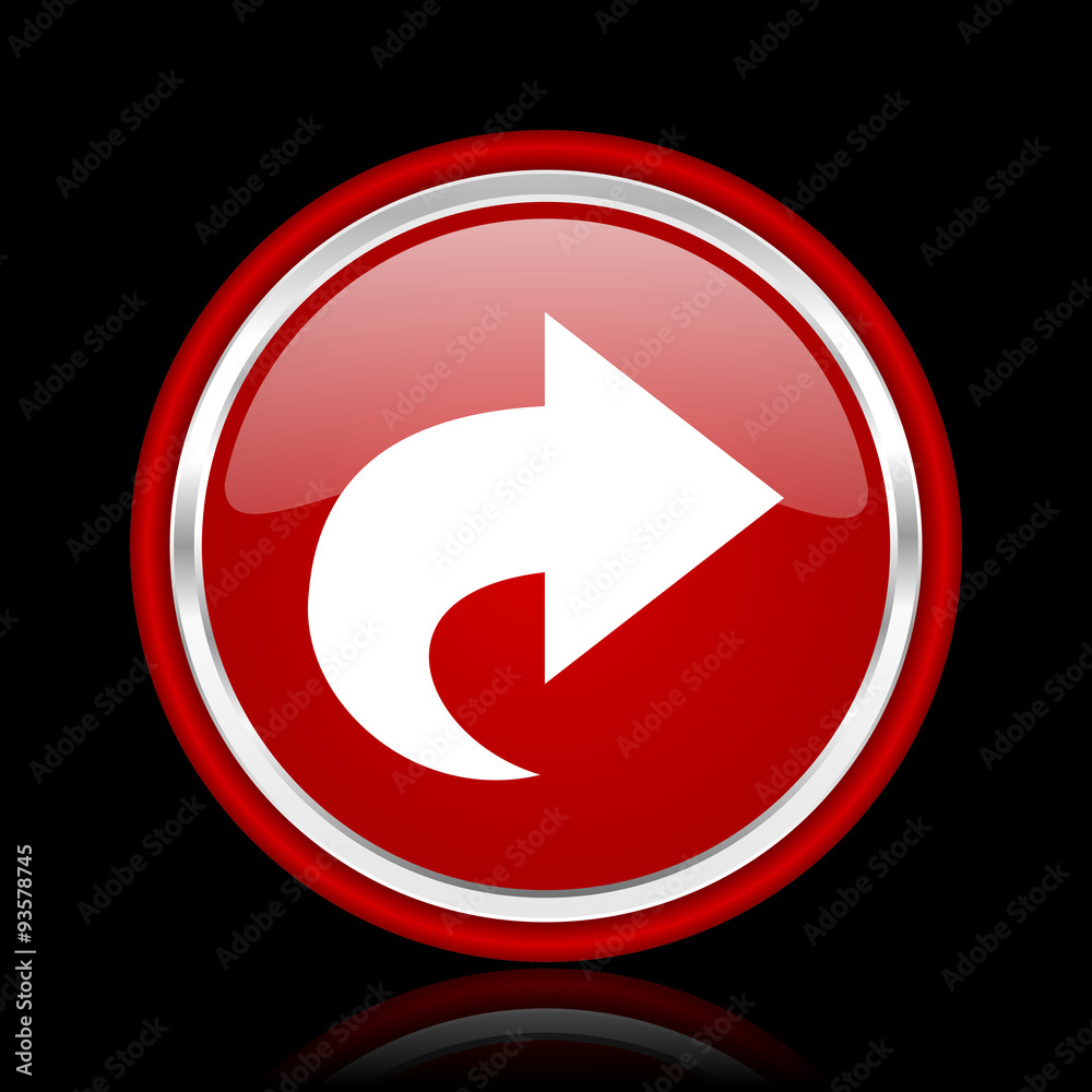 next red glossy cirle web icon on black bacground next red glossy cirle web icon on black bacground