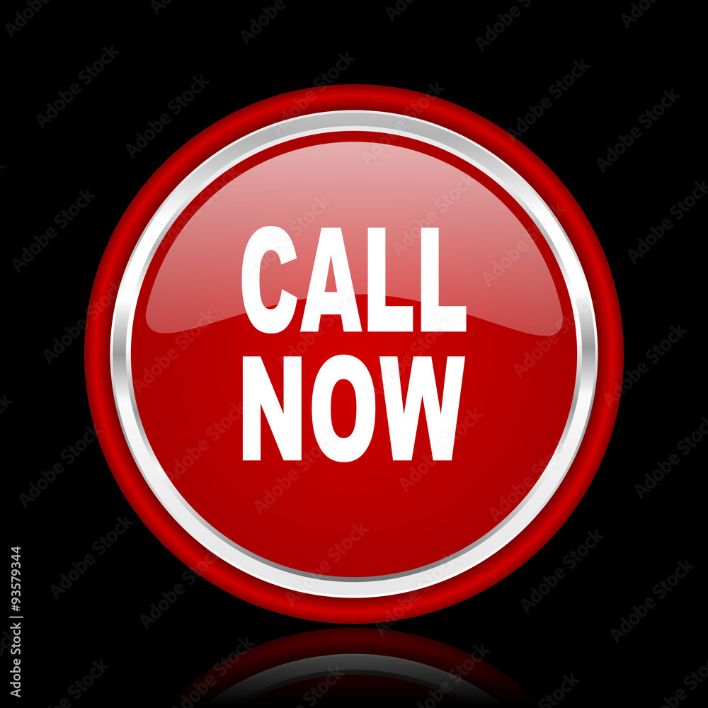 call now red glossy cirle web icon on black bacground call now red glossy cirle web icon on black bacground