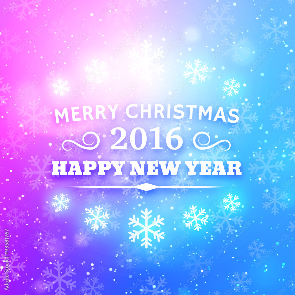 Merry Christmas and Happy New Year 2016