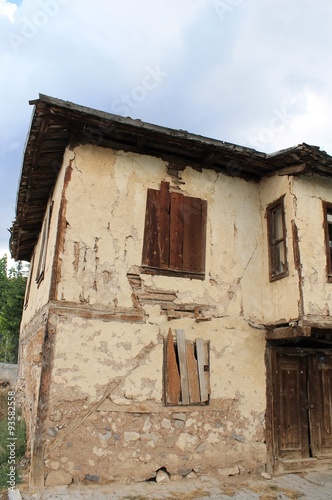 Old ruined house in the Turkish village