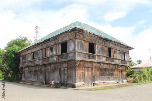 Old colonial Spanish house in the Philippines photo photo