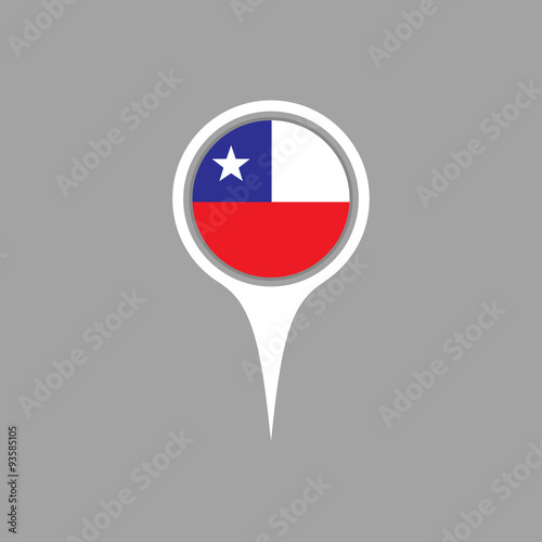chile flag,pin Free Download chile flag,pin - GFXLoad