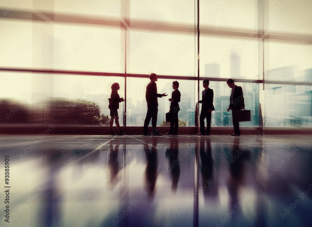 Business People Communication Office City Concept Business People Communication Office City Concept