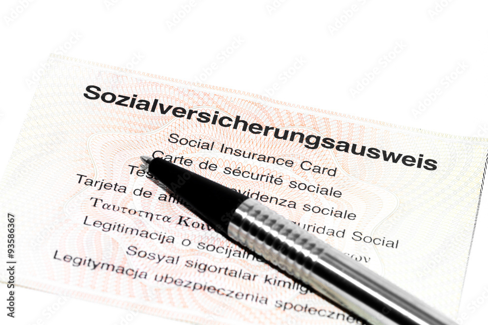 Sozialversicherungsausweis Sozialversicherungsausweis