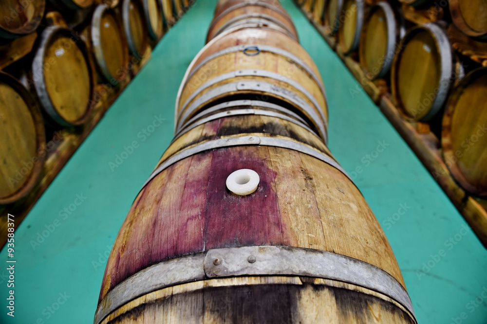 custom made wallpaper toronto digitalWooden wine barrels in a wine cellar