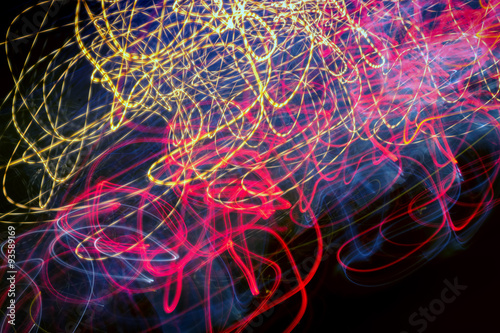 Light Trails Lightpainting Abstract