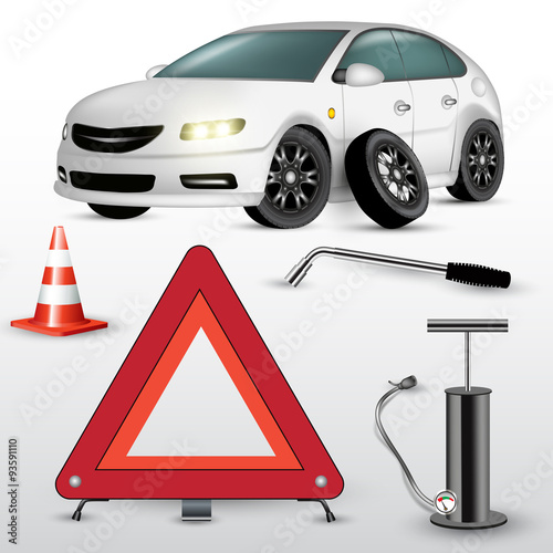 Changing a spare wheel