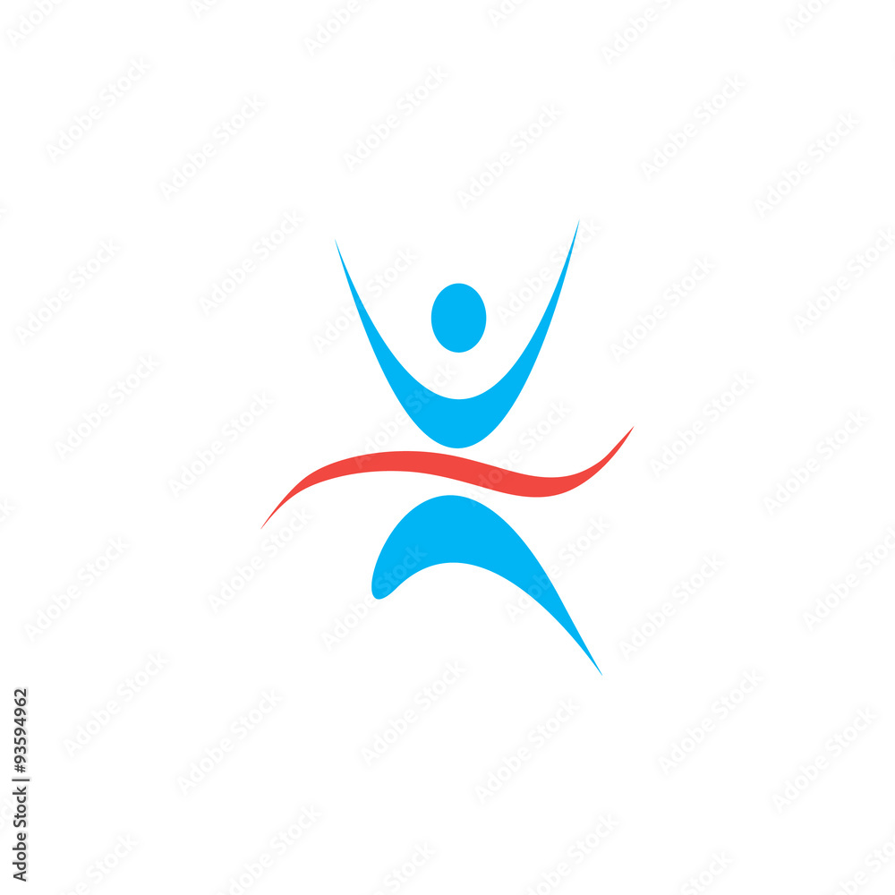 Фитнес, спорт, логотип Фитнес, спорт, логотип