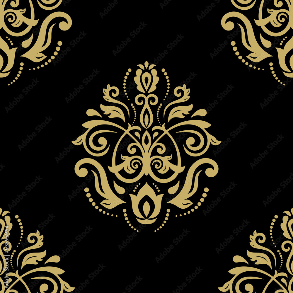 Damask Seamless Vector Pattern