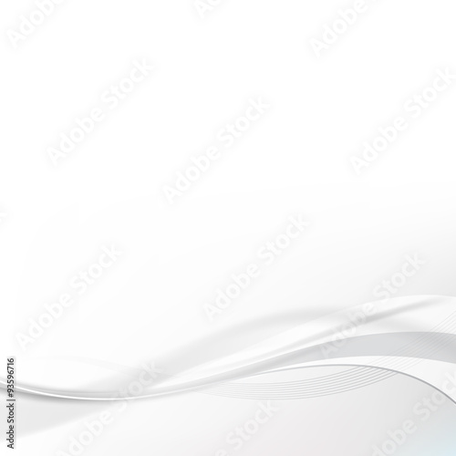 Smooth grayscale lines abstract background. Vector illustration