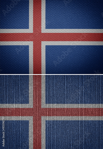 textile flags Iceland #93596799