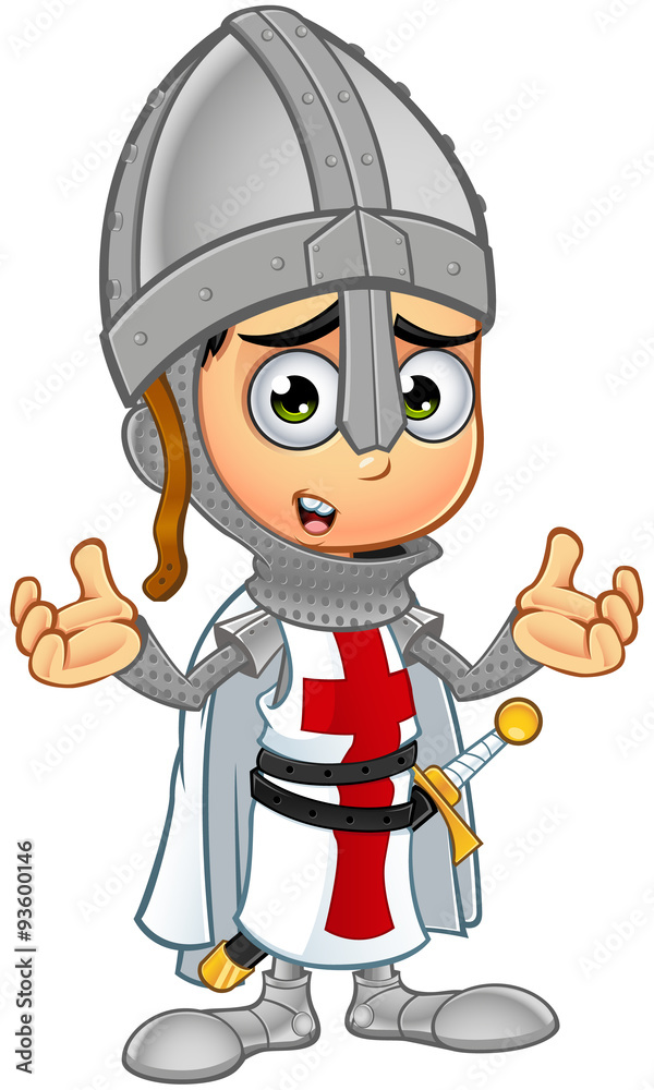 St. George Boy Knight Character