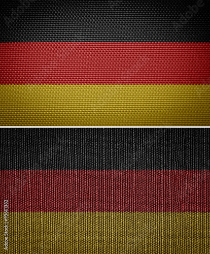 The Federal Republic of Germany, set cloth flags in the background #93601382