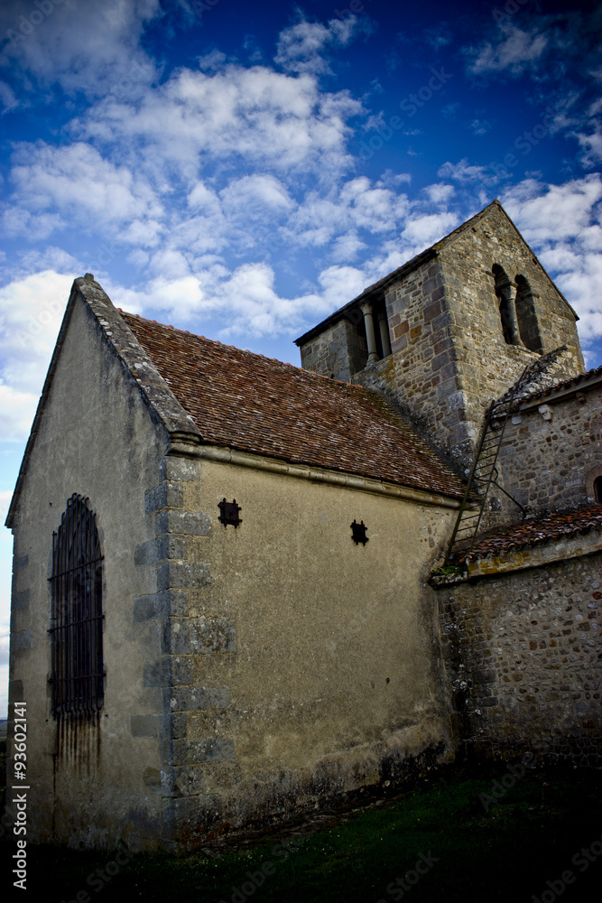 Kirche im Loiretal, Frankreich