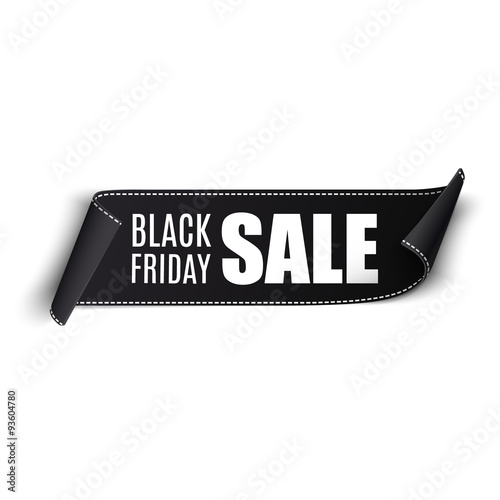 Black Friday vector sale banner. Can be used for flyers, banners or posters.