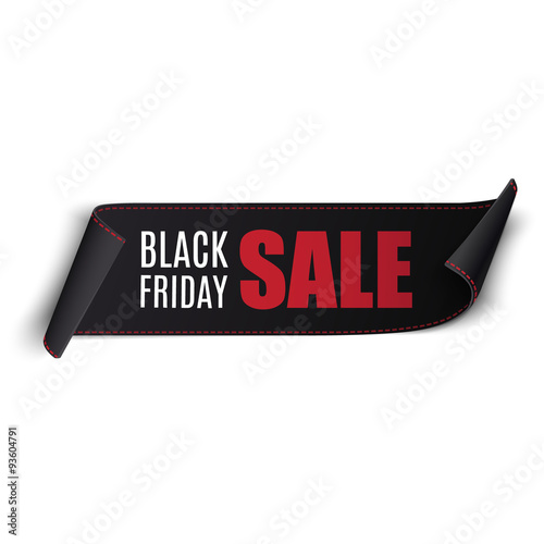 Black Friday vector sale banner. Can be used for flyers, banners or posters.