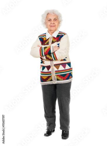 portrait of an elderly woman photo
