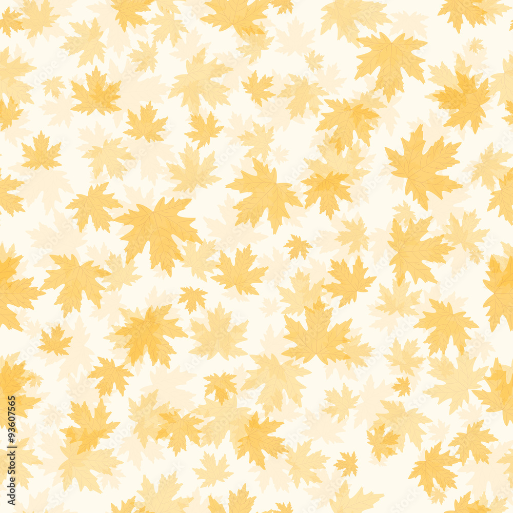 Autumn foliage seamless vector pattern. Eps10 Autumn foliage seamless vector pattern. Eps10