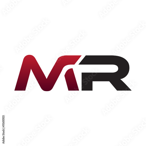 Modern Initial Logo MR