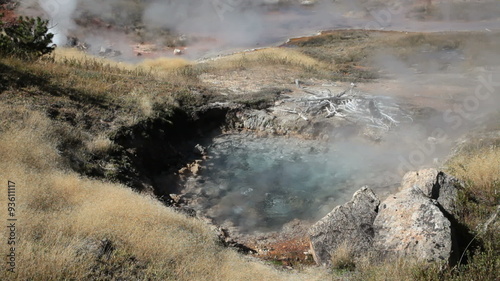 Yellowstone hot pots boiling P HD 2624 photo