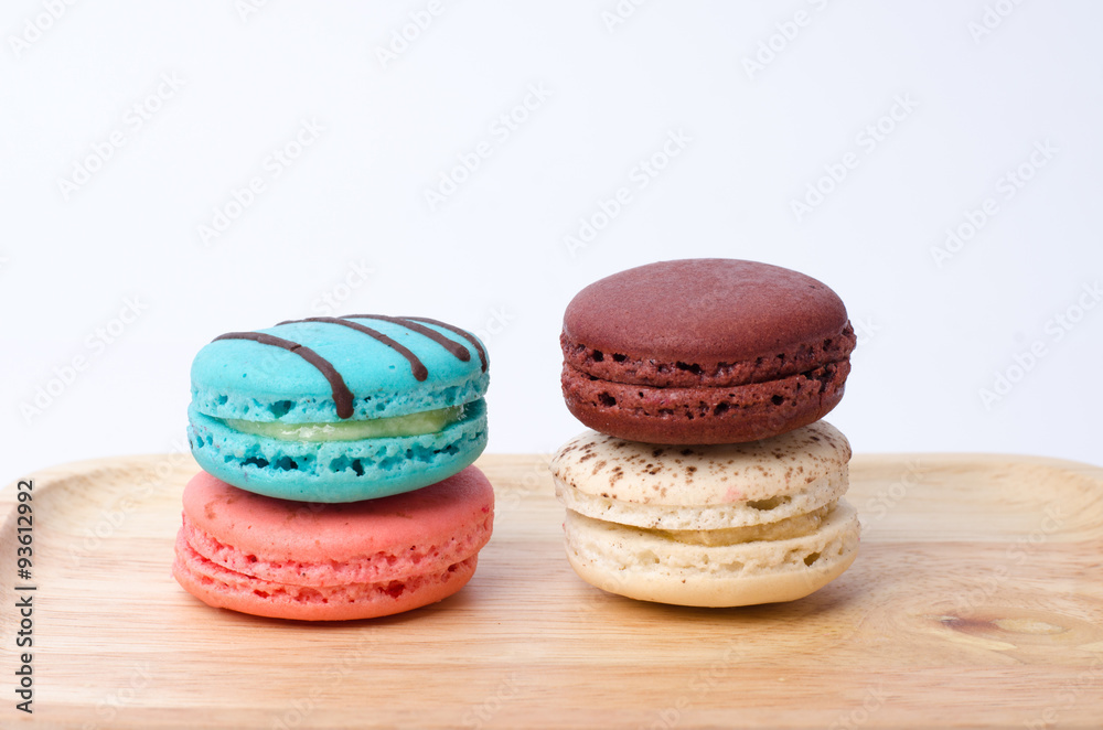 Obraz premium colorful macarons