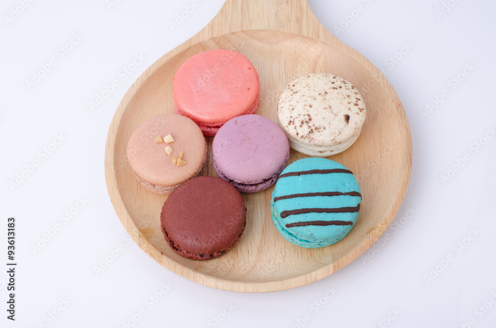 colorful macarons