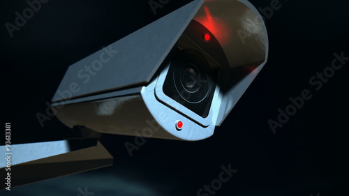 surveillance camera day front pan across