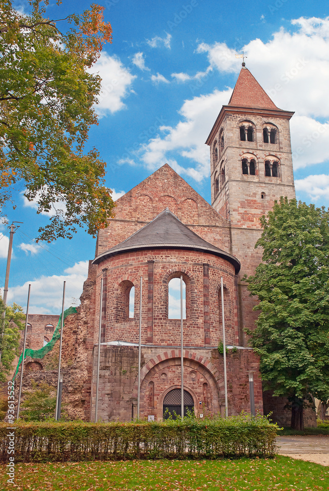 Die Stiftsruine von Bad Hersfeld in Hessen