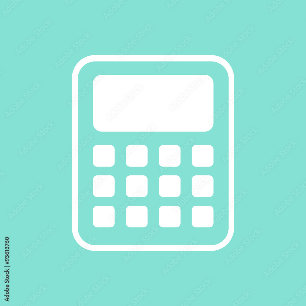 Calculator icon. Calculator icon.
