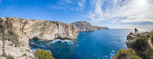 Obraz na płótnie The Dingli Cliffs in Malta w salonie