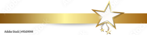 Band Banner Gold Stern 