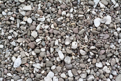 Gravel texture, raw material