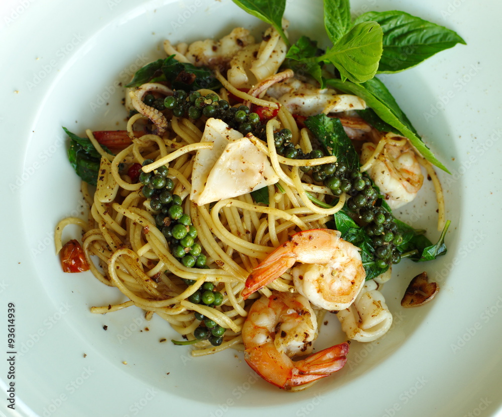 spicy spaghetti pasta seafood spicy spaghetti pasta seafood